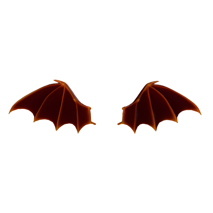 Dark Red Vampire Devil Angel Wings Aura