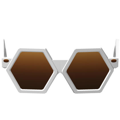 White/Brown Sparkling Robux Shades Recolor (Addon) Roblox item