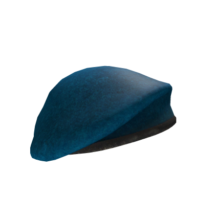 Blue Wool Beret Roblox item