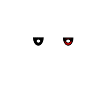 half red serious eyes Roblox decal