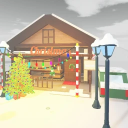 A christmas in a cabin  icon