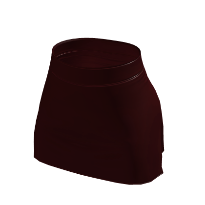 ☆ Leather Dark Red Skirt thumbnail