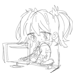p(´⌒｀｡q)