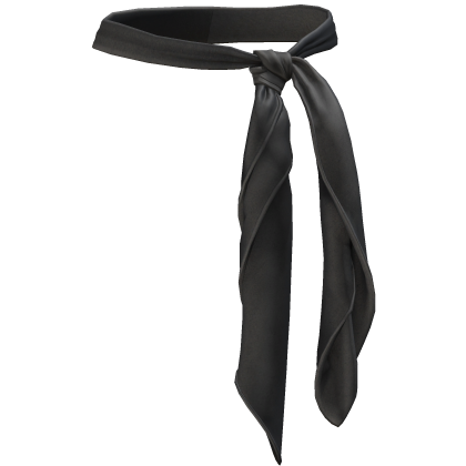 Skinny Neck Scarf Black Roblox item