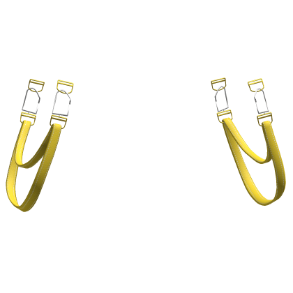 yellow side waist belt suspenders Roblox item