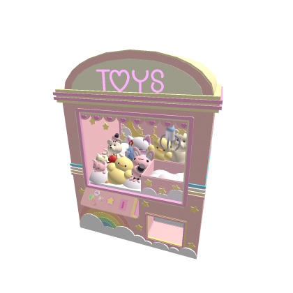 Pink claw machine
