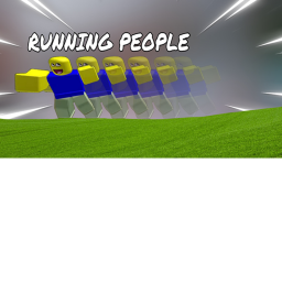 Running people
