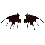 (CODE= 3398 ) Red Korblox Savage Wings