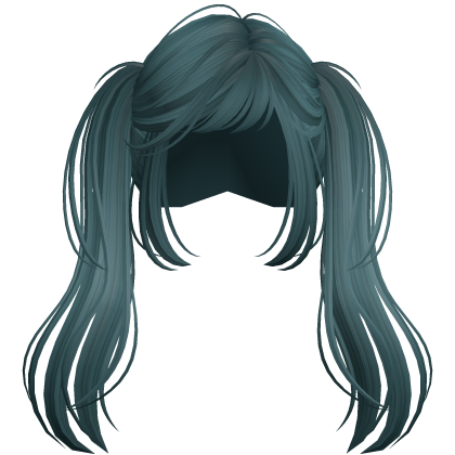Messy Vamp Scene Pigtails Teal