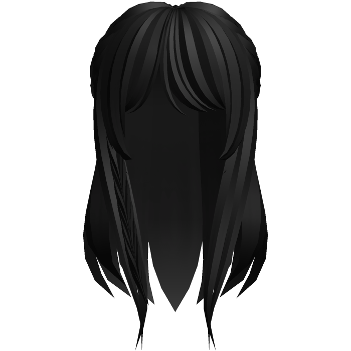 sweet long moe hair in black