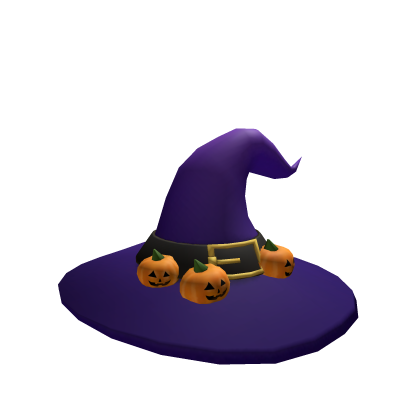 Purple Witch Halloween Hat Roblox item