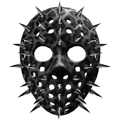 LIMITED 2000s Spiked Halloween Hockey Mask Roblox item