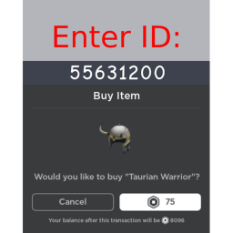 Buy any item with ID + Hangout!