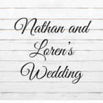 Nathan and Lo r e n’a W e d d in g Group