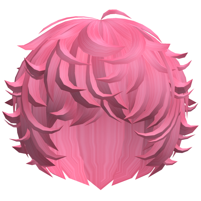 cute kawaii neon pink messy swirly curly fluffy