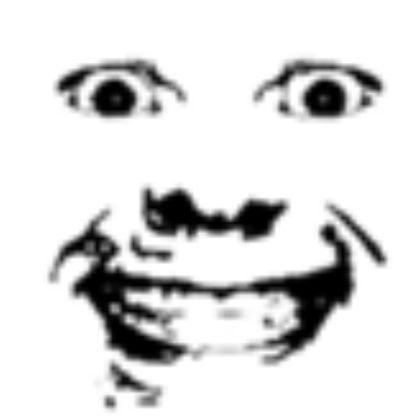 Scary Face Roblox decal