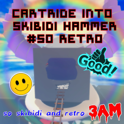 Cart ride 100MILES into RETRO!! skibidi banhammer