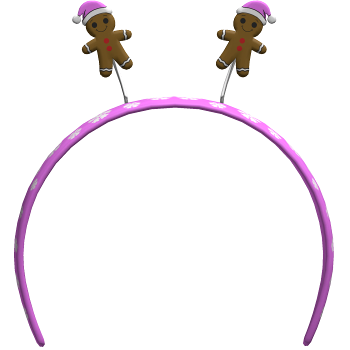 pink christmas headband