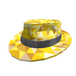 [⌛] Gold Sparkle Fedora 