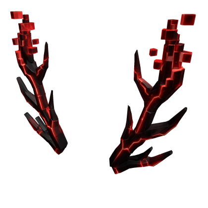 Red Glitched Antlers