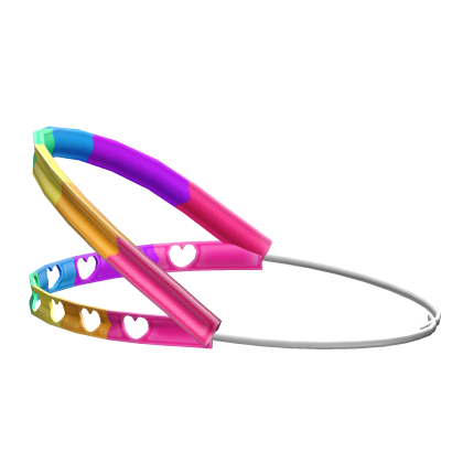 ♡ cute kawaii braces headgear in rainbow