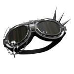 Black Tilted Punk Goggles