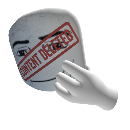 Deleted man mask Roblox item