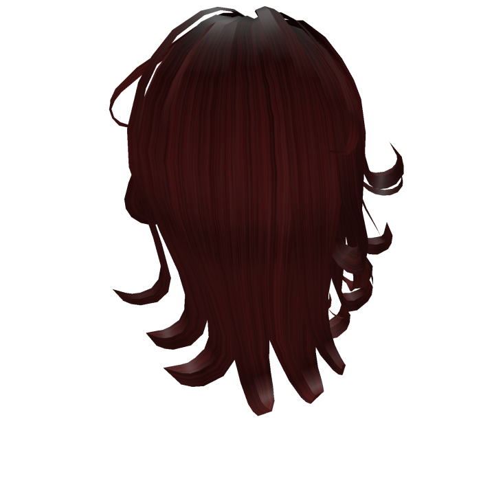 Gyaru Bouncy Layered Curls Dark Red