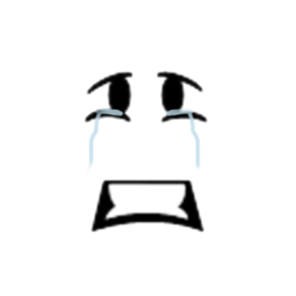 "Crying with Tears" Face Roblox decal