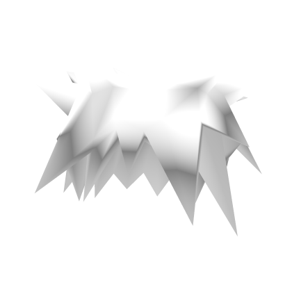 white epic messy spiky swag hair