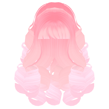 Fluffy Curly Pearl Ponytail Cherry Blossom