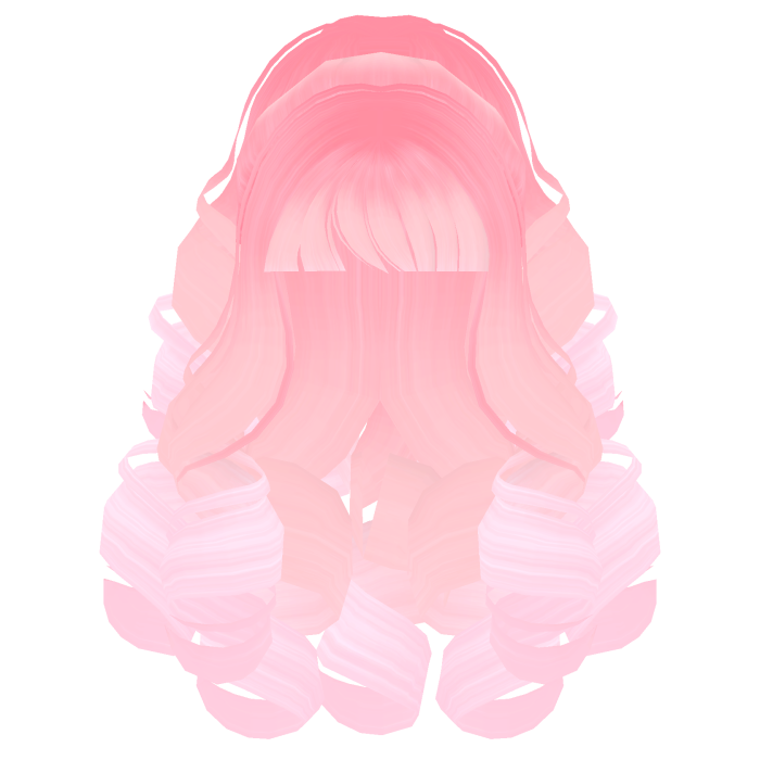 Fluffy Curly Pearl Ponytail Cherry Blossom