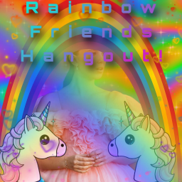 Rainbow Friends Hangout! LGBT RAINBOW RAINBOW RAIN