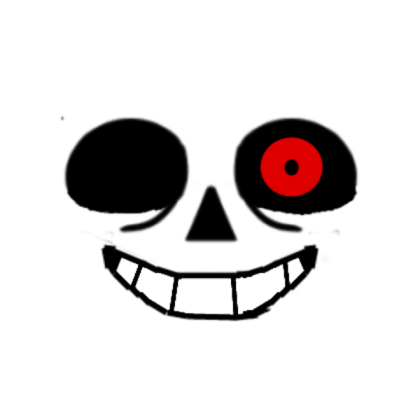 Horror Sans face 2 Roblox decal