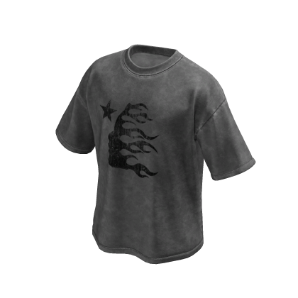Hellstar Grey Wash Oversized Shirt