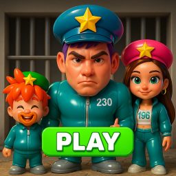 🤟 SQUID GAME THANOS FAMILY PRISON RUN ESCAPE!