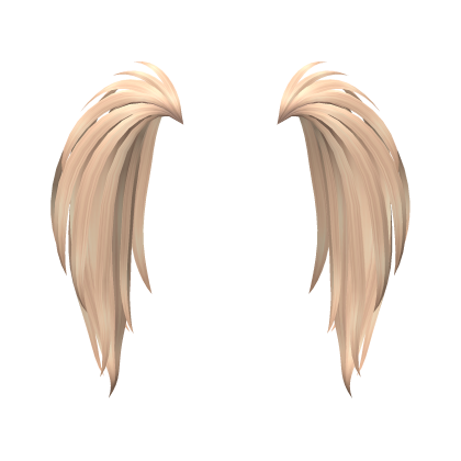 Fluffy Scene Pigtails in Blonde Roblox item