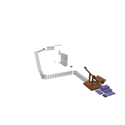 Domino Catapult Launch