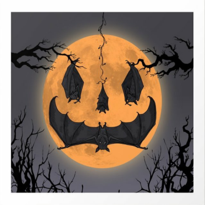 bat and moon Roblox decal