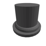 Top hat of lowpoly testing.