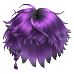 Purple Boy Hair