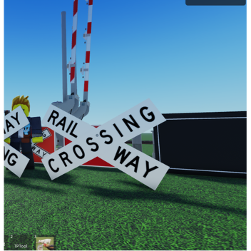 Build a australian railroad crossing