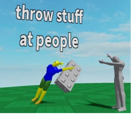 throw random stuff at people icon