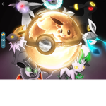 Rainbow Eevee squad