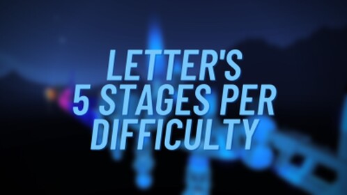Letter's 5 Stages Per Difficulty Chart Obby