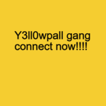 y3ll0wpall gang