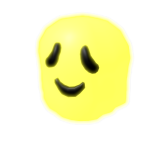 Yellow Glow in Dark Ghost