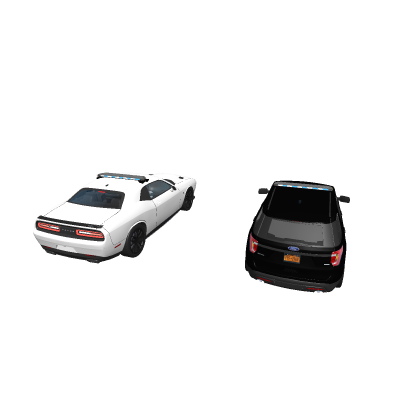Two Police Cars (working)