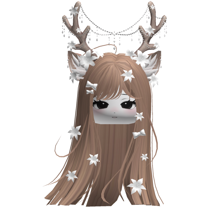 Ethereal Christmas Fairy Fawn Hair w/ Antlers
