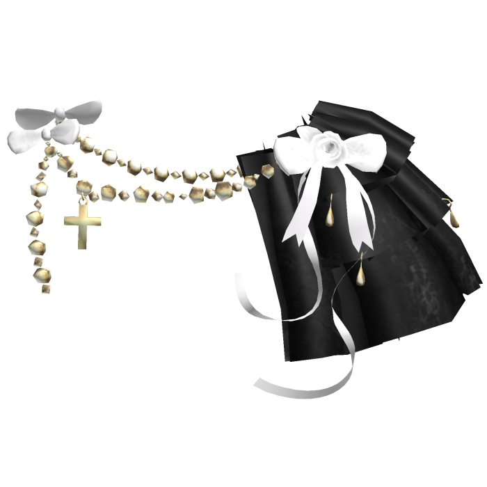 Victorian Lace Pearl Ribbon Shoulder 3.0 [L]